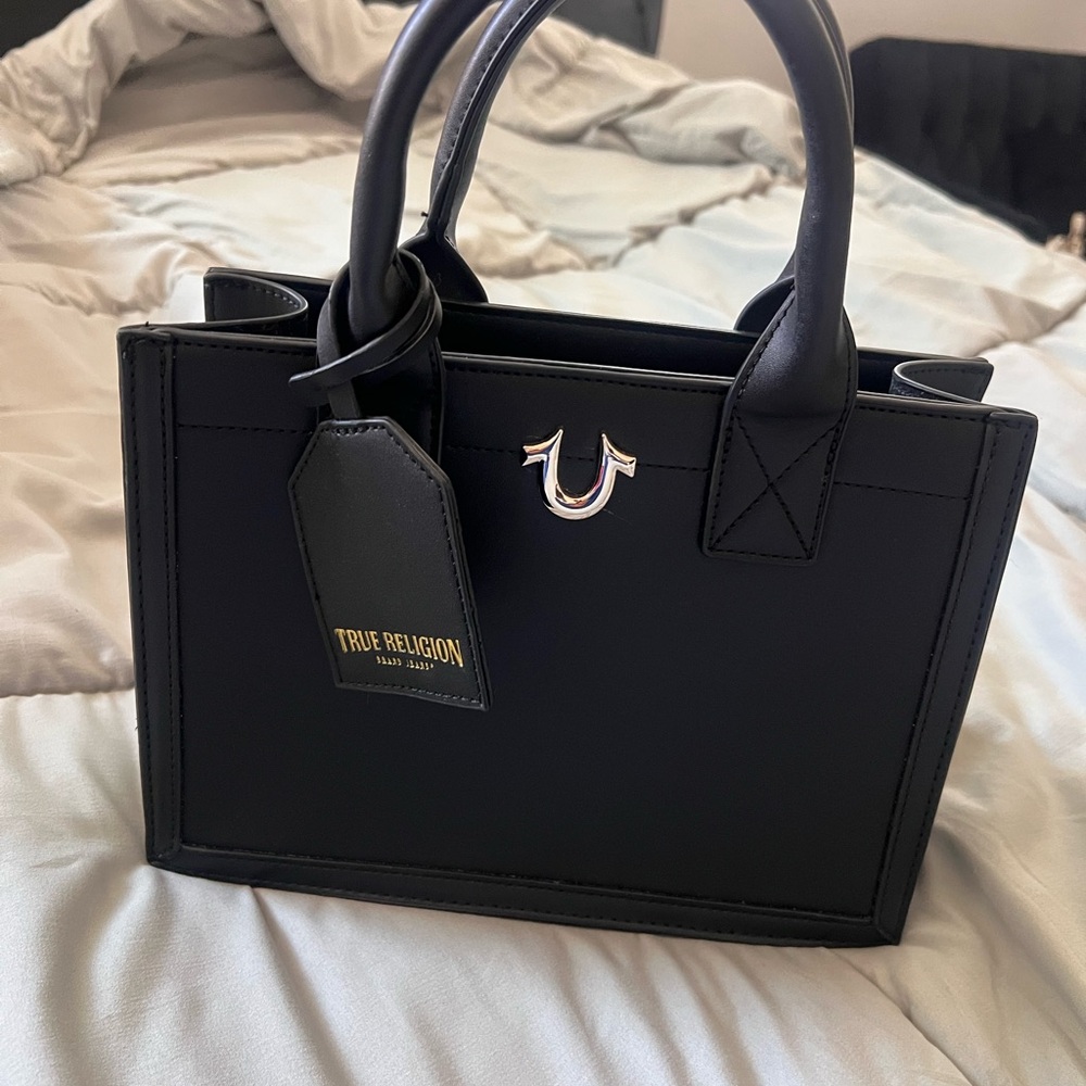 True Religion Black Handbag
